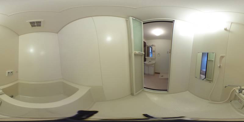 パノラマ画像バスルーム