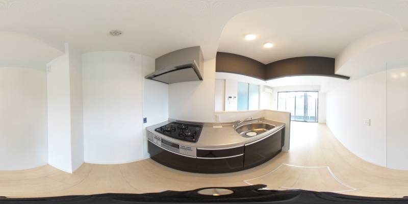 パノラマ画像キッチン