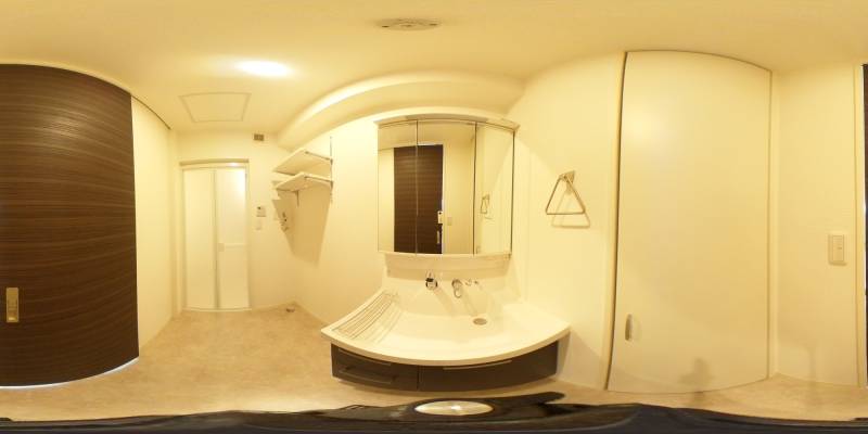 パノラマ画像洗面所