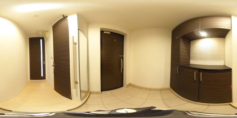 パノラマ画像玄関