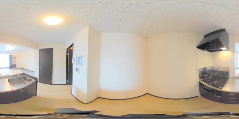 パノラマ画像キッチン