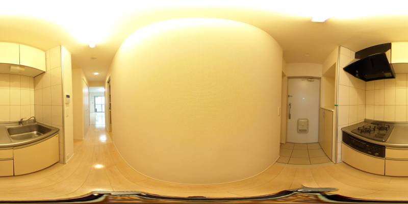 パノラマ画像キッチン