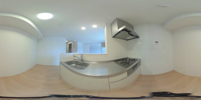 パノラマ画像キッチン