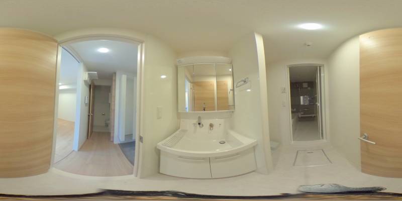 パノラマ画像洗面所