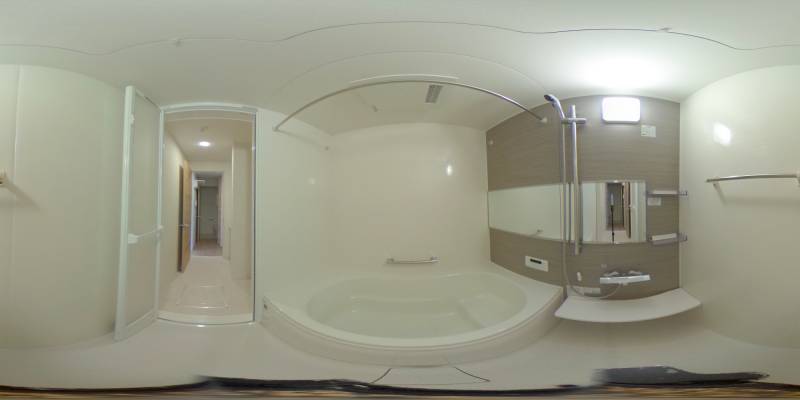 パノラマ画像バスルーム