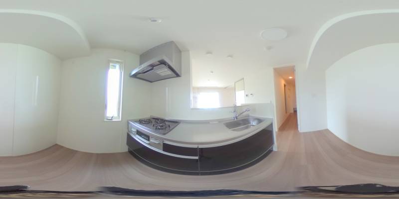 パノラマ画像キッチン