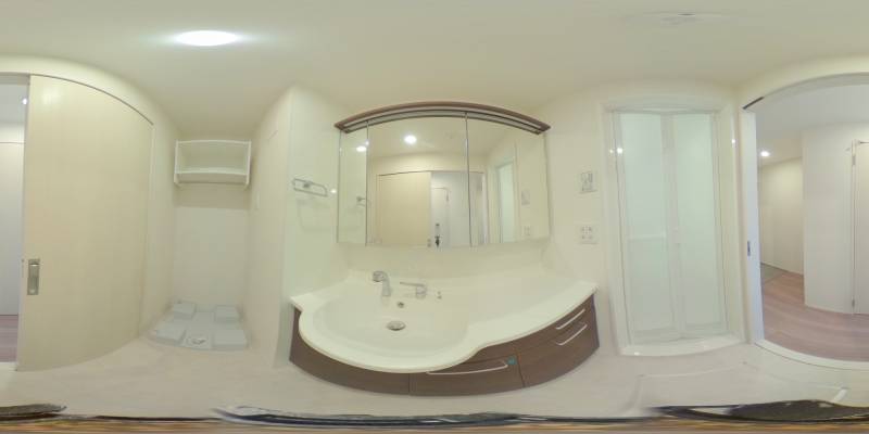 パノラマ画像洗面所