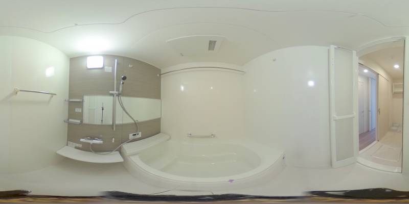 パノラマ画像バスルーム