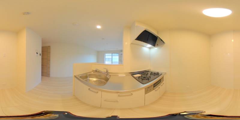 パノラマ画像キッチン