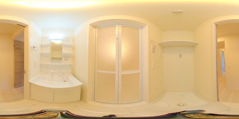 パノラマ画像洗面所