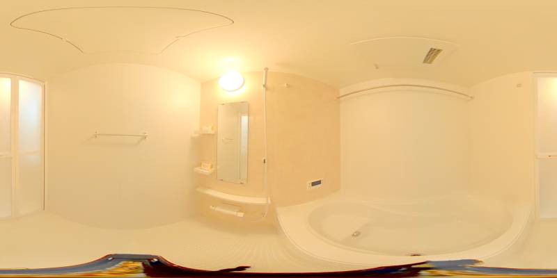 パノラマ画像バスルーム