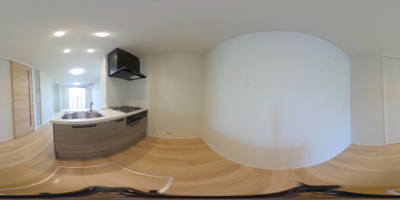 パノラマ画像キッチン