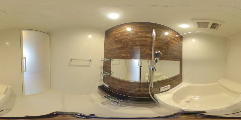 パノラマ画像バスルーム