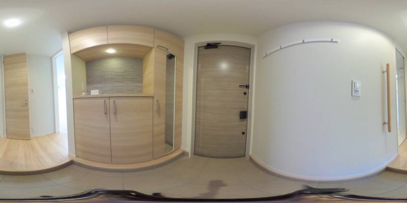 パノラマ画像玄関