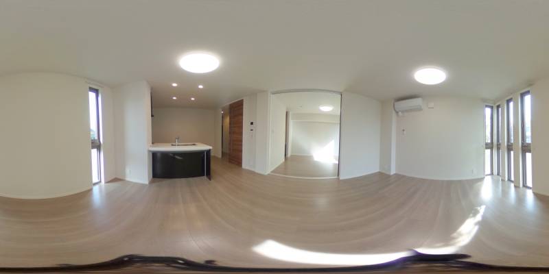 パノラマ画像リビング