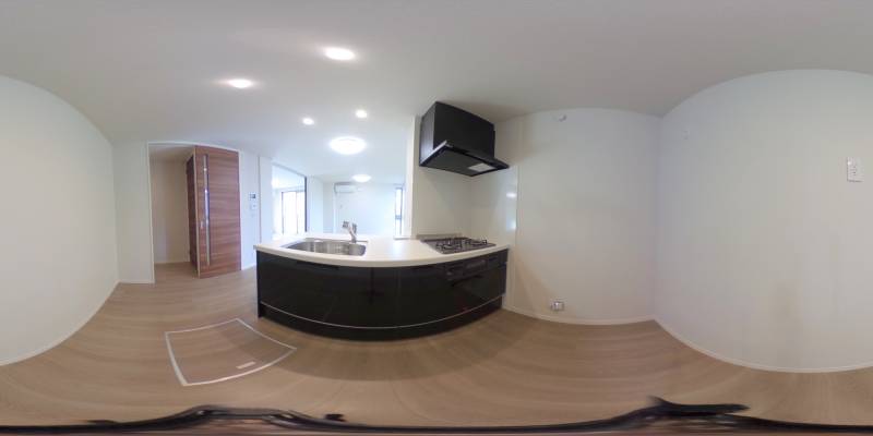 パノラマ画像キッチン