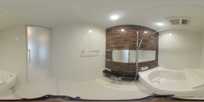 パノラマ画像バスルーム