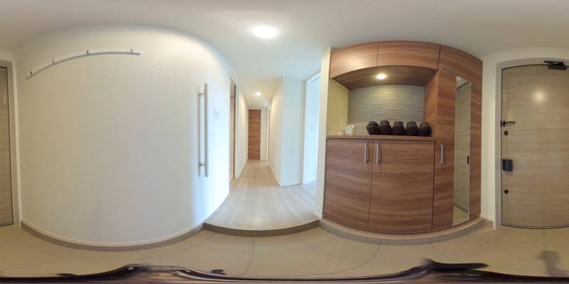 パノラマ画像玄関