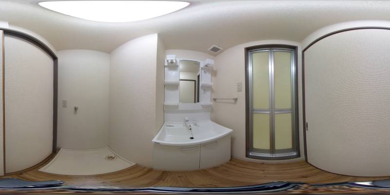 パノラマ画像洗面所