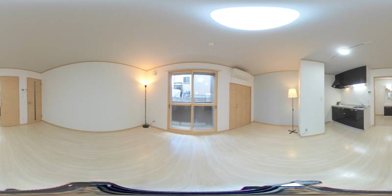 パノラマ画像リビング