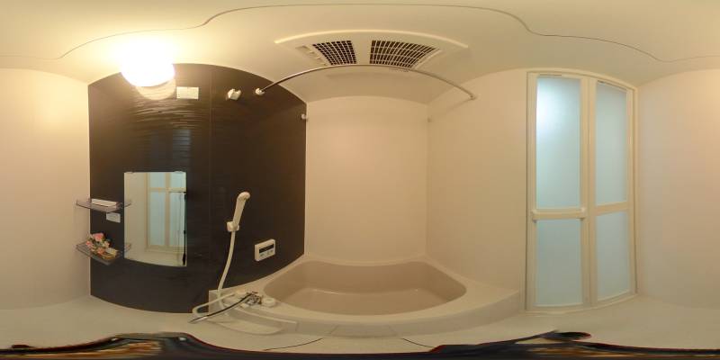 パノラマ画像バスルーム