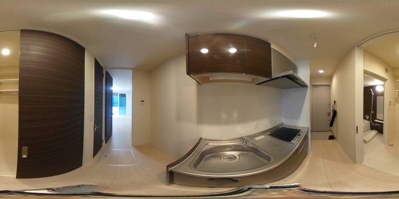 パノラマ画像キッチン