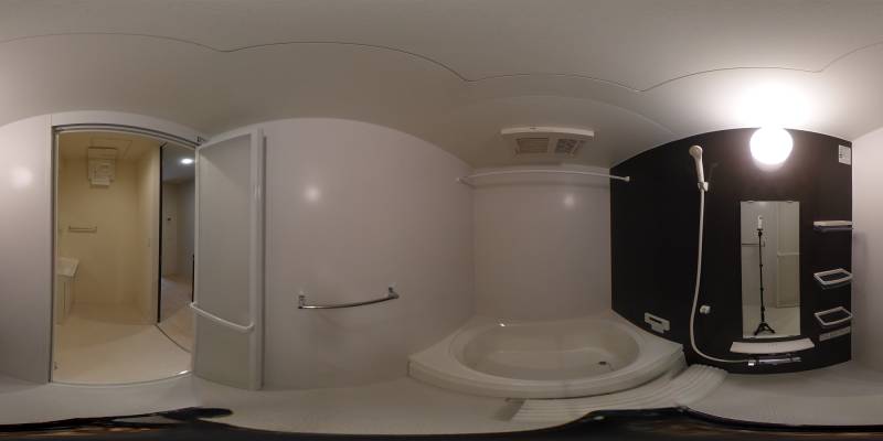 パノラマ画像バスルーム