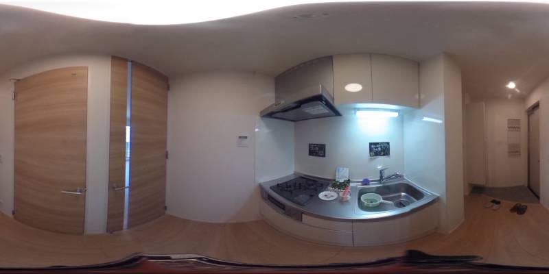 パノラマ画像キッチン