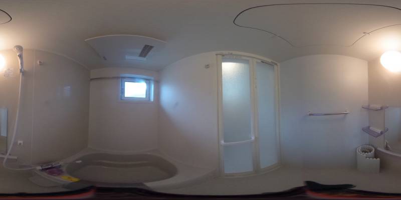 パノラマ画像バスルーム