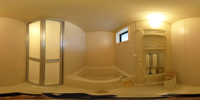 パノラマ画像バスルーム