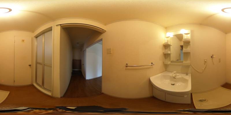 パノラマ画像洗面所