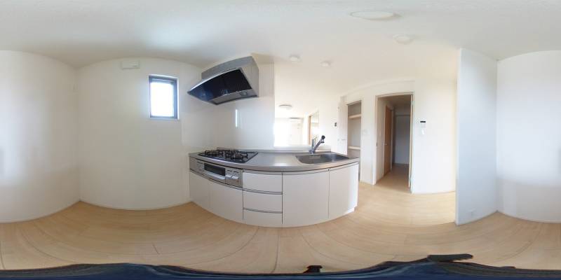 パノラマ画像キッチン