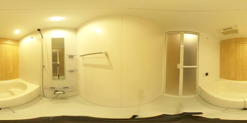 パノラマ画像バスルーム