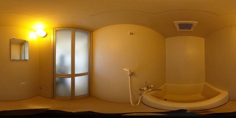 パノラマ画像バスルーム