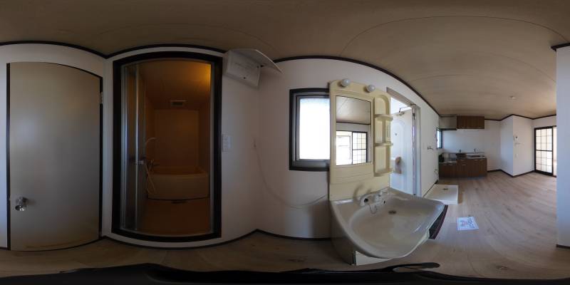 パノラマ画像洗面所