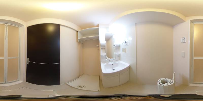 パノラマ画像洗面所