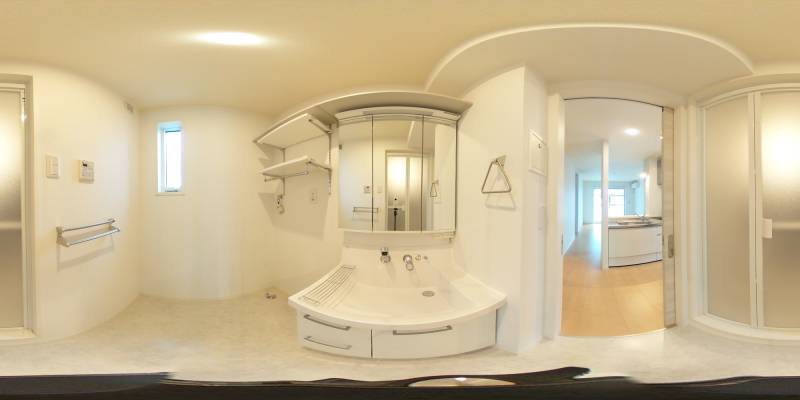 パノラマ画像洗面所