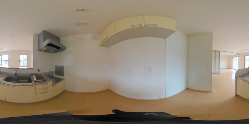 パノラマ画像キッチン