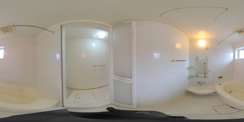 パノラマ画像バスルーム