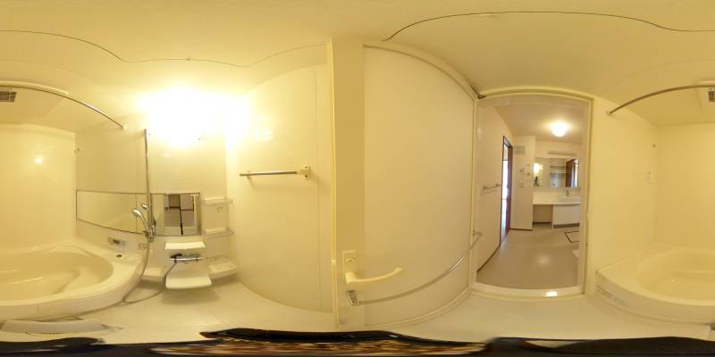 パノラマ画像バスルーム