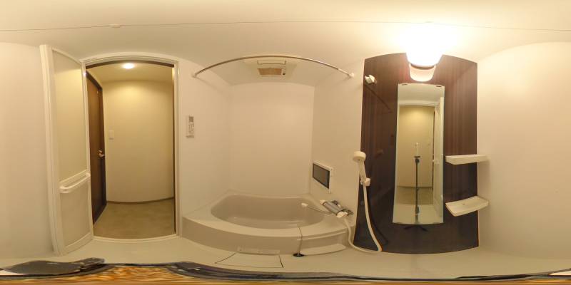 パノラマ画像バスルーム