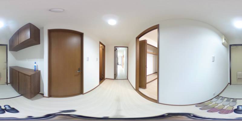 パノラマ画像玄関