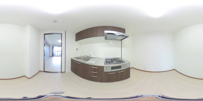 パノラマ画像キッチン