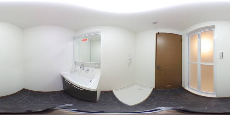 パノラマ画像洗面所