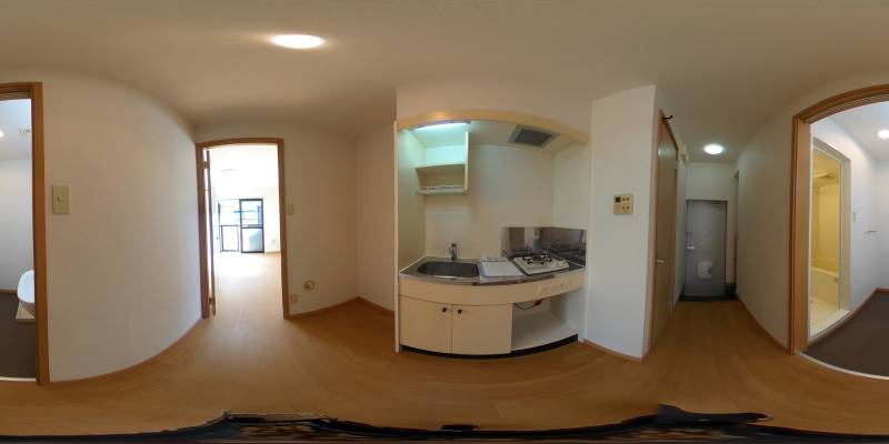 パノラマ画像キッチン