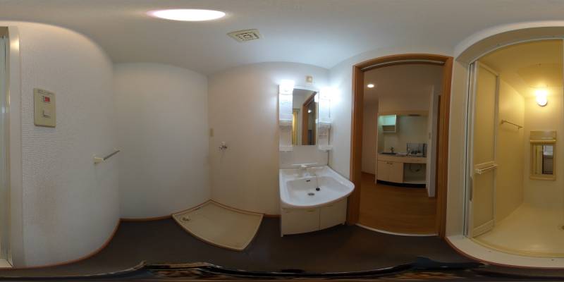 パノラマ画像洗面所