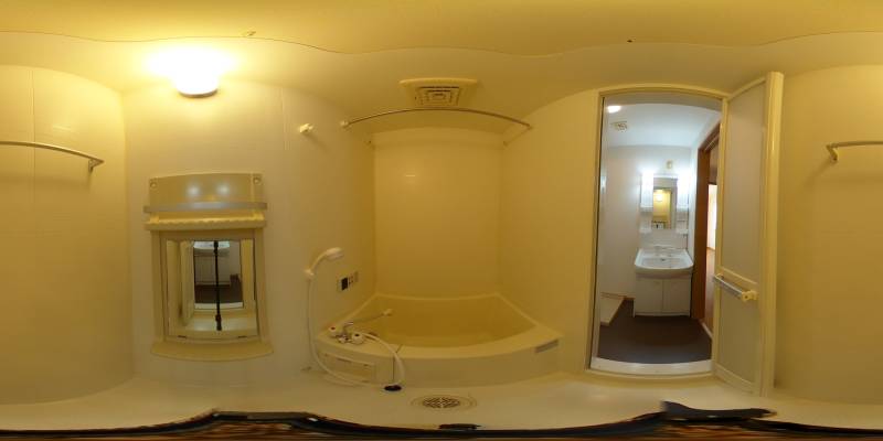 パノラマ画像バスルーム