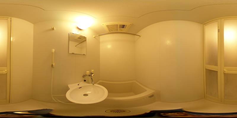 パノラマ画像バスルーム