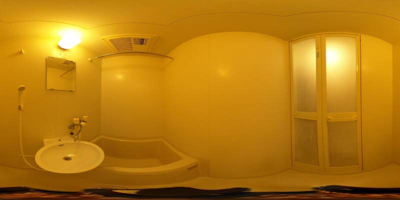 パノラマ画像バスルーム