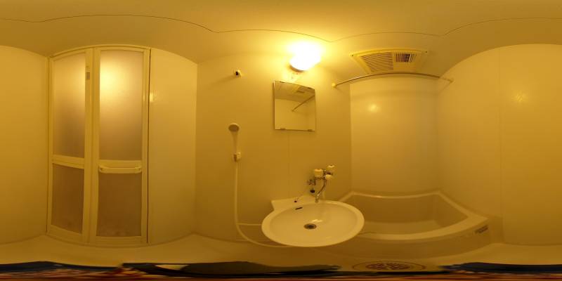 パノラマ画像バスルーム